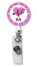 Retractable Badge Holder with Photo Metal: RN