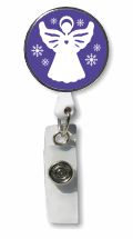 Retractable Badge Holder with Photo Metal: Angel