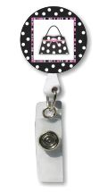 Retractable Badge Holder with Photo Metal: Purse