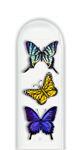 Glass Nail File: Butterfly