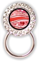 Rhinestone Eyeglass Holder: Valentine's Day